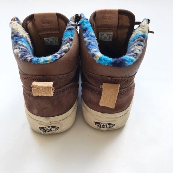 Vans California brown suede ankle sneaker boots  EUC size 4.5 youth - Picture 6 of 8